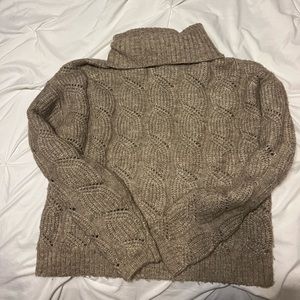 pink rose thick sweater